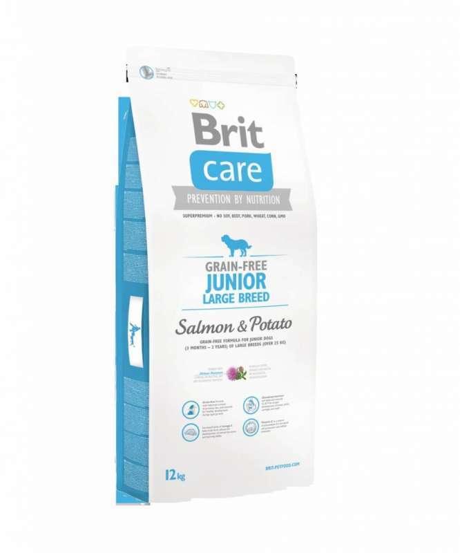 Brit Care Junior Large Breed Salmon Potato (Брит Кеа Джуніор) беззерновий корм для великих цуценят 1-30 місяців