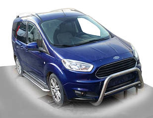 Кенгурятник WT005 нерж Ford Courier 2014-
