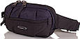 Мужская удобная поясная сумка Onepolar W3001-navy, фото 3