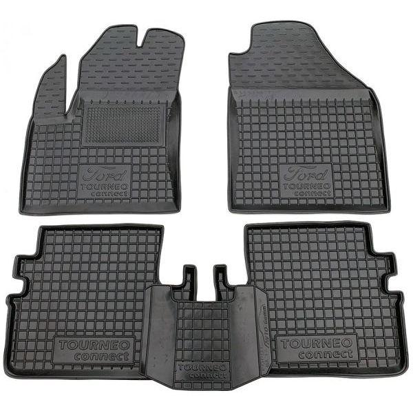 Резінові килимки в салон Ford Connect 2002- (коротка база), фото 1