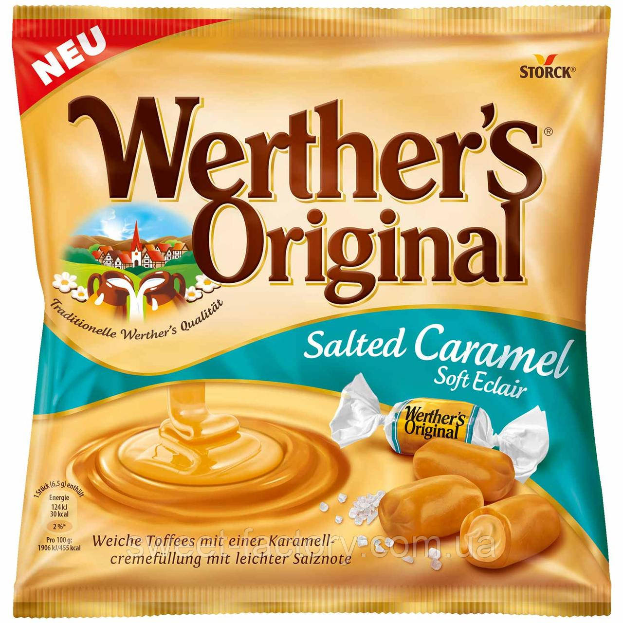 Ірис Werthers Soft Eclair Salted Caramel 180g