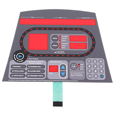 Накладка клавіатури дисплея Star Trac 6100/6200 Cross trainer