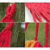 Гамак гавайський підвісний 200х80 Червоний із короткою планкою в мішку, фото 7