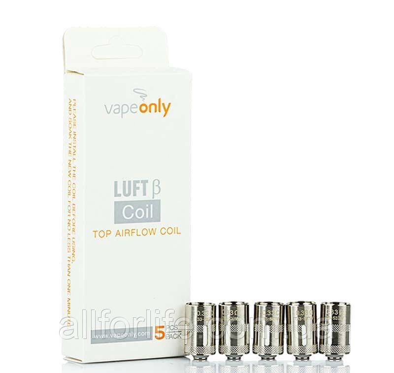 Змінний випарник VapeOnly Luft β B Top Airflow Ceramic Cr Coil Original Version в упаковці 5 штук на 0.33 Ом