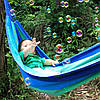 Гамак гавайський підвісний 190х80 без планки Синій у мішку, фото 2