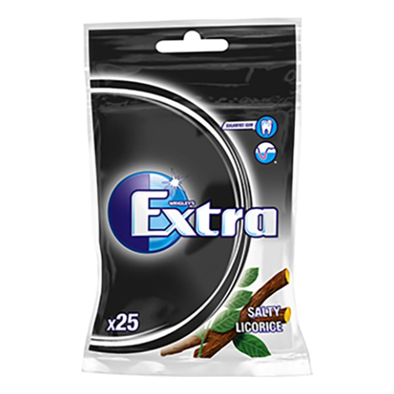 Жвачки Extra Salty Licorice Sugar Free (25 шт) 35g, фото 1