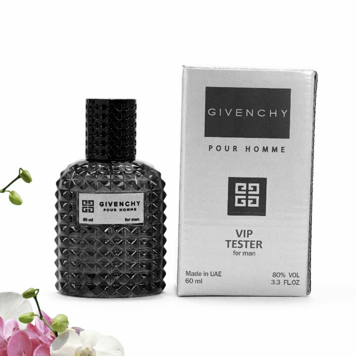 Чоловічий тестер Givenchy Pour Homme VIP 60 мл ОАЕ, фото 1