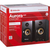 Акустична система 2.0 Defender Aurora S20 (65419), Black, мережа, дерево (MDF), 2 x 10 Вт (RMS)