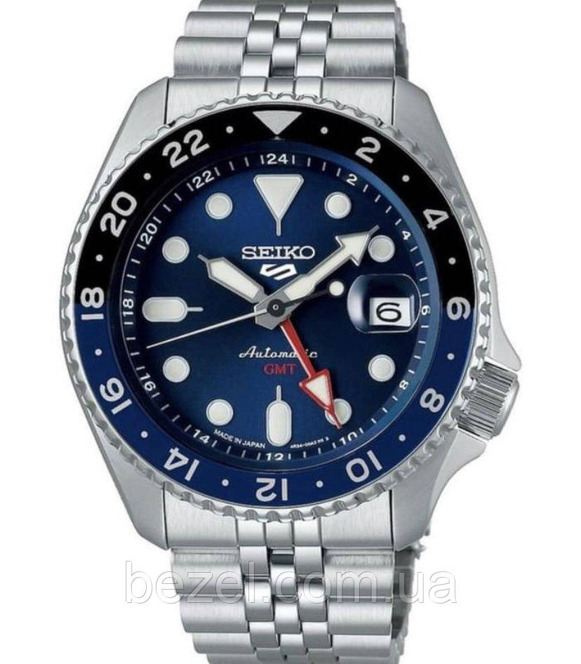 Чоловічий годинник Seiko 5 Sports Style GMT SSK003K1 SSK003