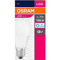 Світлодіодна лампочка OSRAM LED VALUE E27 10W яскравість 75W, 1055Лм, 220V Холод.Біл. 6500K Мат.