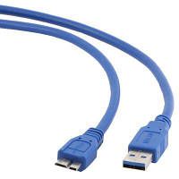 Кабель USB 3.0 AM to micro USB 1.8m Cablexpert (CCP-mUSB3-AMBM-6), USB 3.0 AM to Micro B