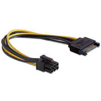 Кабель живлення для відеокарт, PCI-express 6 pin power 0.2m Cablexpert (CC-PSU-SATA)