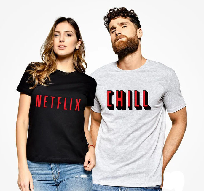 Парні футболки "Netflix"