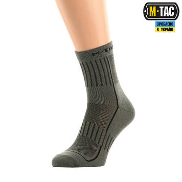 Шкарпетки тонкі легкі трекінгові M-Tac MK.3 Olive розмір 43-46