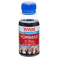 Чорніло WWM (100 мл) для Canon CL-511С/CL-513С/CLI-521C/CLI-441C, Cyan Water-soluble (Art. C11/C-2)