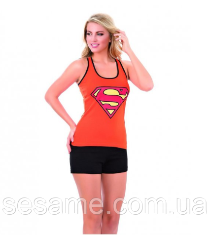 Піжама жіноча комплект для сну Двійка майка та шорти ТМ Intimo S-M 6852 (Туреччина)