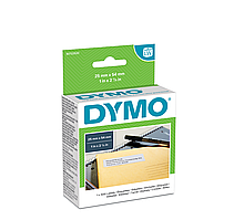 Адресні етикетки Dymo білі 25мм х 54мм (рул.500шт.) S0722520/11352 для принтерів Dymo LabelWriter