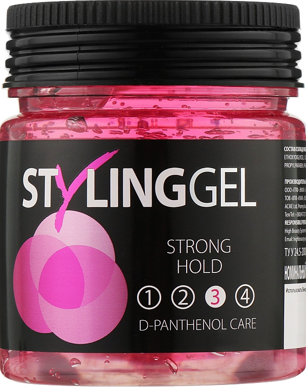 Гель для укладки волосся ACME Styling Gel "Сильна фіксація" (200мл.)