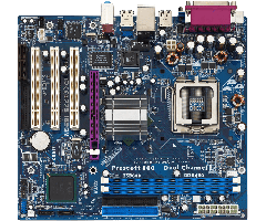 Б/у Системна плата Asrok 775 socet I65G