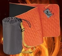 Каремат з підігрівом для сну мобільний Eco-obogrev 5v Pad-5 зона обігріву, USB з живленням від павербанки