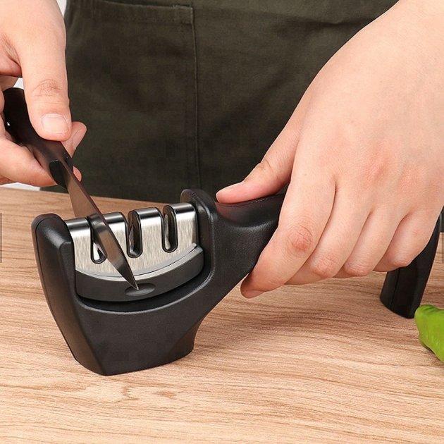 Точилка для ножів 3в1, фото 1