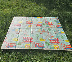 Килимок ігровий (ТЕРМО) 2-х сторонній EVA D-50346 (20) 180х200х0.8см, в сумц Термокилимок двосторонній бебіпол