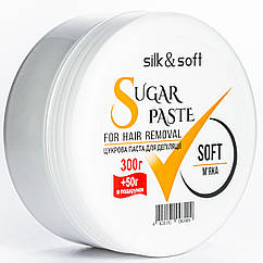 Паста для шугарінгу цукрова м'яка Ultra Silk & Soft 300 г + 50 г