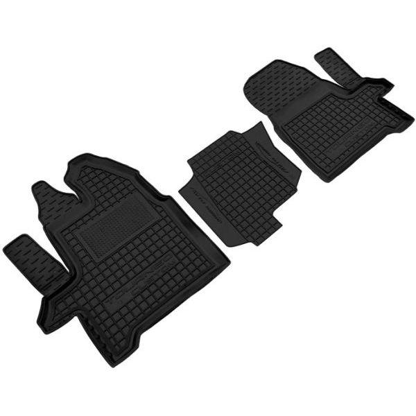 Резинові килимки в салон Ford Custom 2012- (1+2), фото 1