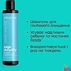 Шампунь для глибокого очищення коренів колосся Matrix Total Results High Amplify 400 мл, фото 5
