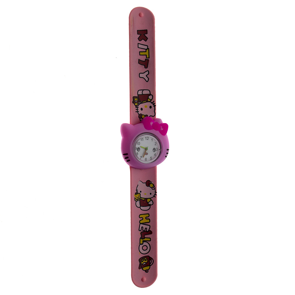 Дитячий наручний годинник кварцовий Hello Kitty рожевий