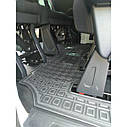 Різивний килимок в салон Ford Custom 2012- 3-й ряд, фото 3