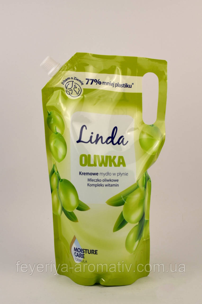 Крем-мыло Linda с оливкой 1 л Польша - фото 1 - id-p691150477
