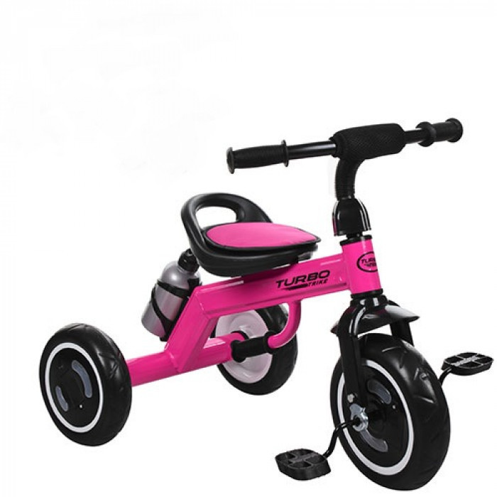 Велосипед триколісний Turbotrike M 3648-M-1 рожевий