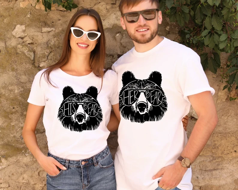 Парные футболки "Медведи" - фото 1 - id-p286434884