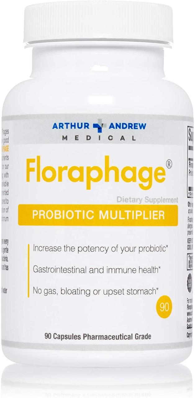 Arthur Andrew Floraphage / Флорафаг пробіотик з бактерофагами 90 капсул, фото 1