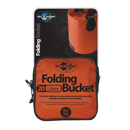 Туристичне відро Sea to Summit Folding Bucket, 20 л (Red), фото 3