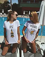 Парные футболки "Best friends"