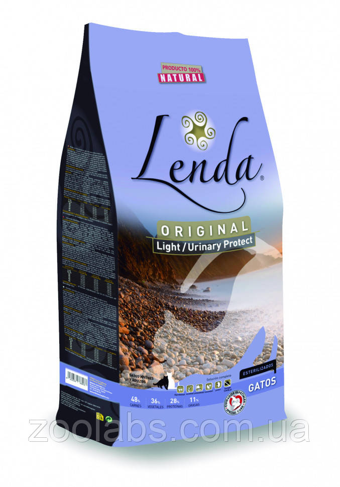 Корм Lenda для стерілізованих котів | Lenda Original Light Urinary Protect 2 кг