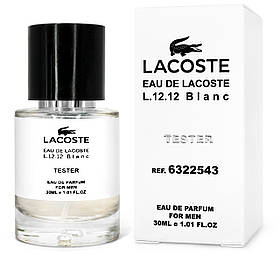 Тестер чоловічий Lacoste eau de lacoste L.12.12 Blanc, 30 мл.
