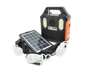 Портативна міні сонячна станція освітлення RT903BT+Solar