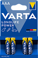 Батарейки VARTA LONGLIFE POWER AAA 1.5V 1000mAh 4шт.