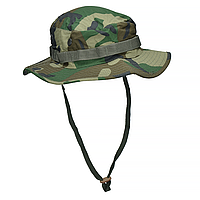 Защитная кепка Mil-Tec из хлопкового Ripstop Woodland 12325020