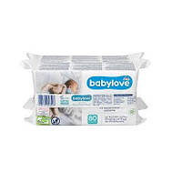 Вологі серветки дитячі Babylove Sensitive Feuchttucher 80 шт.