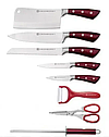Набір кухонних ножів із підставкою 9 предметів Edenberg EB-3619, фото 6
