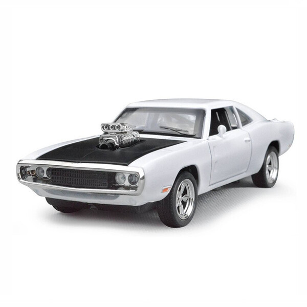Игрушка Dodge Charger с Форсажа машинка детская металлическая коллекционная моделька 15 см Белый (59525)