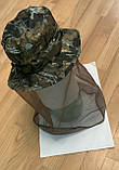 Капелюх камуфльований з москитною сіткою (темний дуб), фото 4