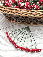 Декоративні грибочки на шпажці, фото 5