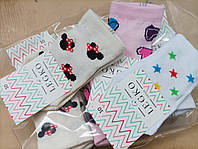 Дитячі шкарпетки сітка , демісезонні з бавовни 10 розмір (3-4 місяці) на дівчинку.
