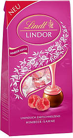 Шоколадні цукерки Lindt Lindor Himbeer Sahne 137g