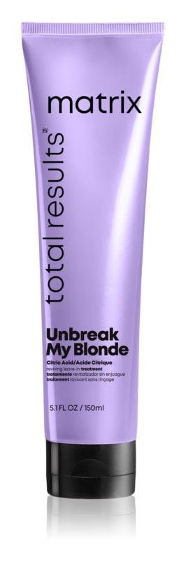 Незмиваючий засіб для зміцнення волосся Matrix Total ResuLts Unbreak My Blonde 150 мл